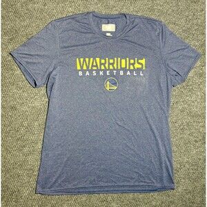 Golden State Warriors T-Shirt NBA Basketball Polyester Blue Men’s Size XL